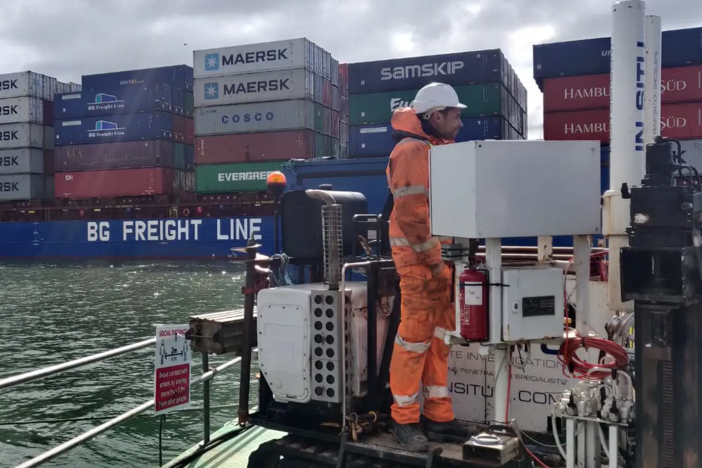 Cone Penetration Testing (CPTs) Over Water In Belfast Cone Penetration Testing (CPTs) Over Water In Belfast