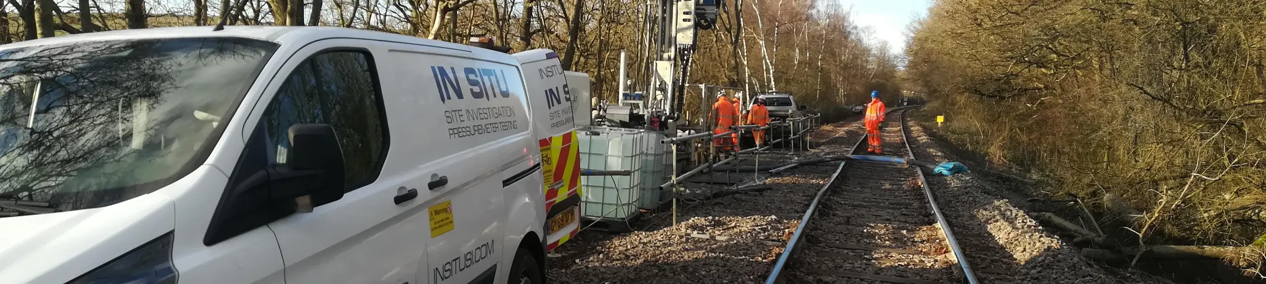 Pressuremeter Testing on the railway Pressuremeter Testing on the railway