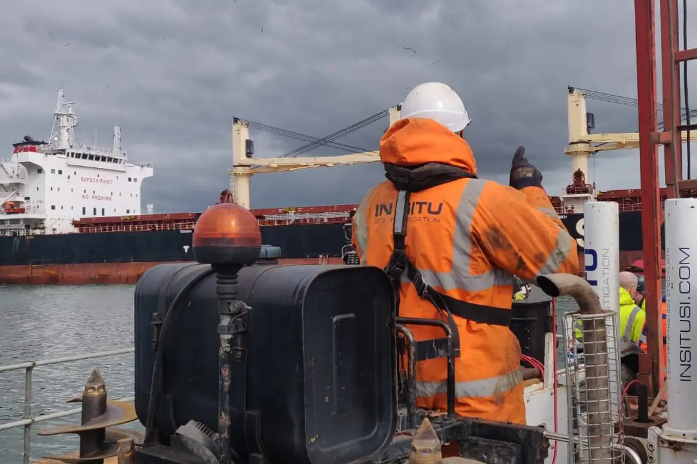 Cone Penetration Testing (CPTs) Over Water In Belfast Cone Penetration Testing (CPTs) Over Water In Belfast