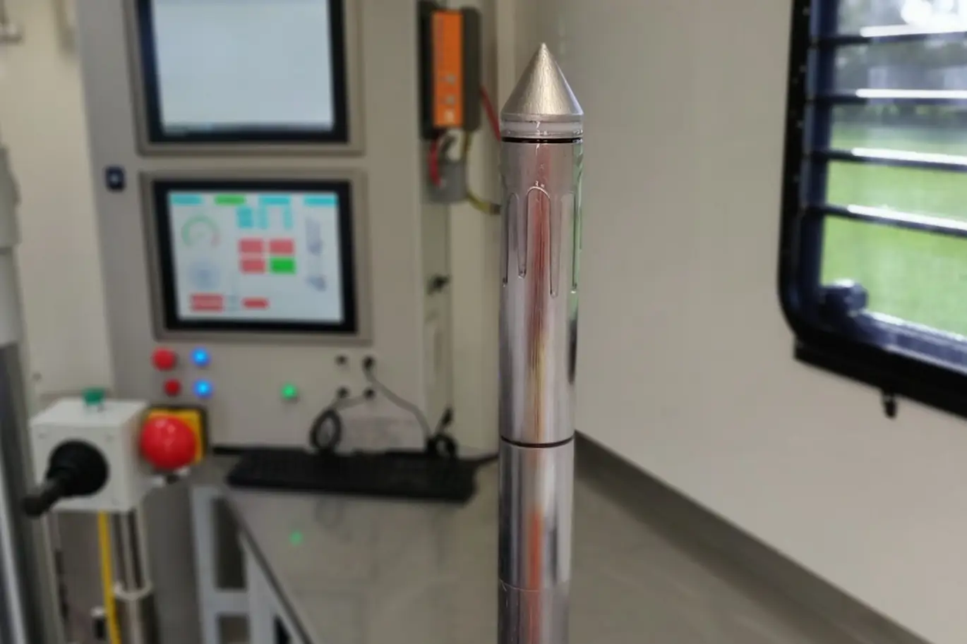 Gamma Cone inside CPT rig Gamma Cone inside CPT rig