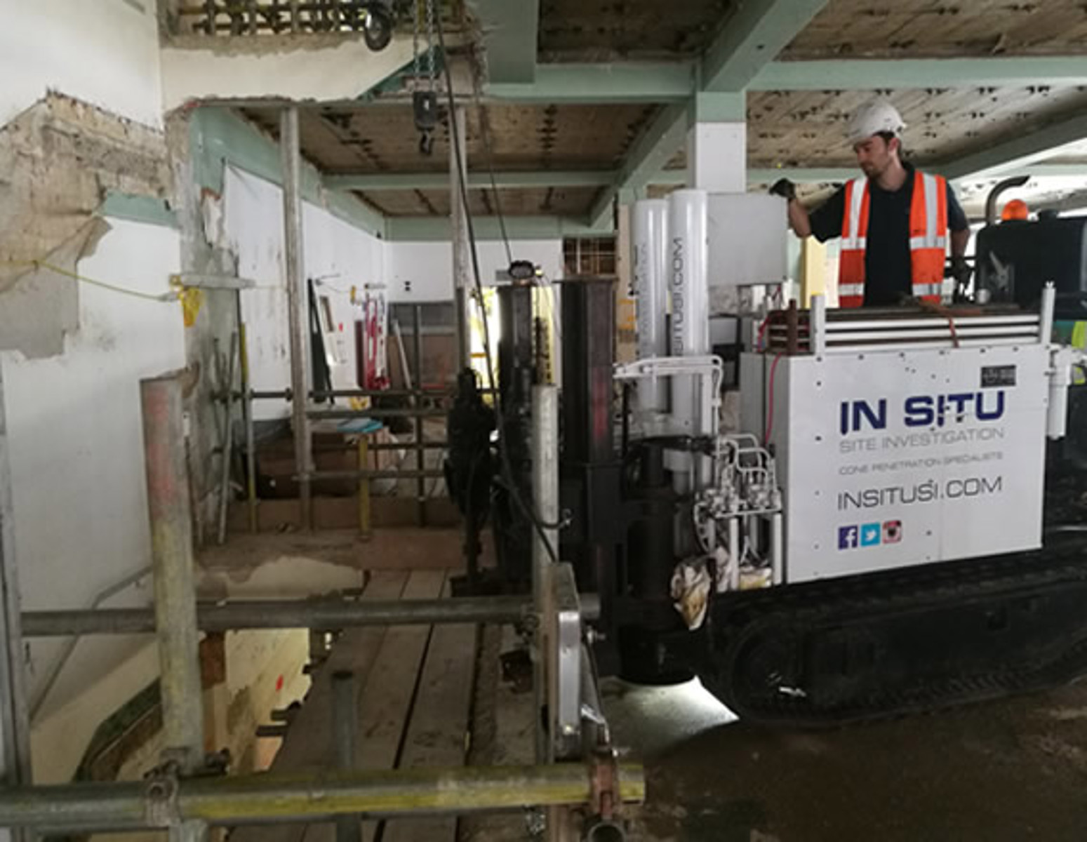 Restricted Access Sites | Limited Access CPT Rig | In Situ Site ...
