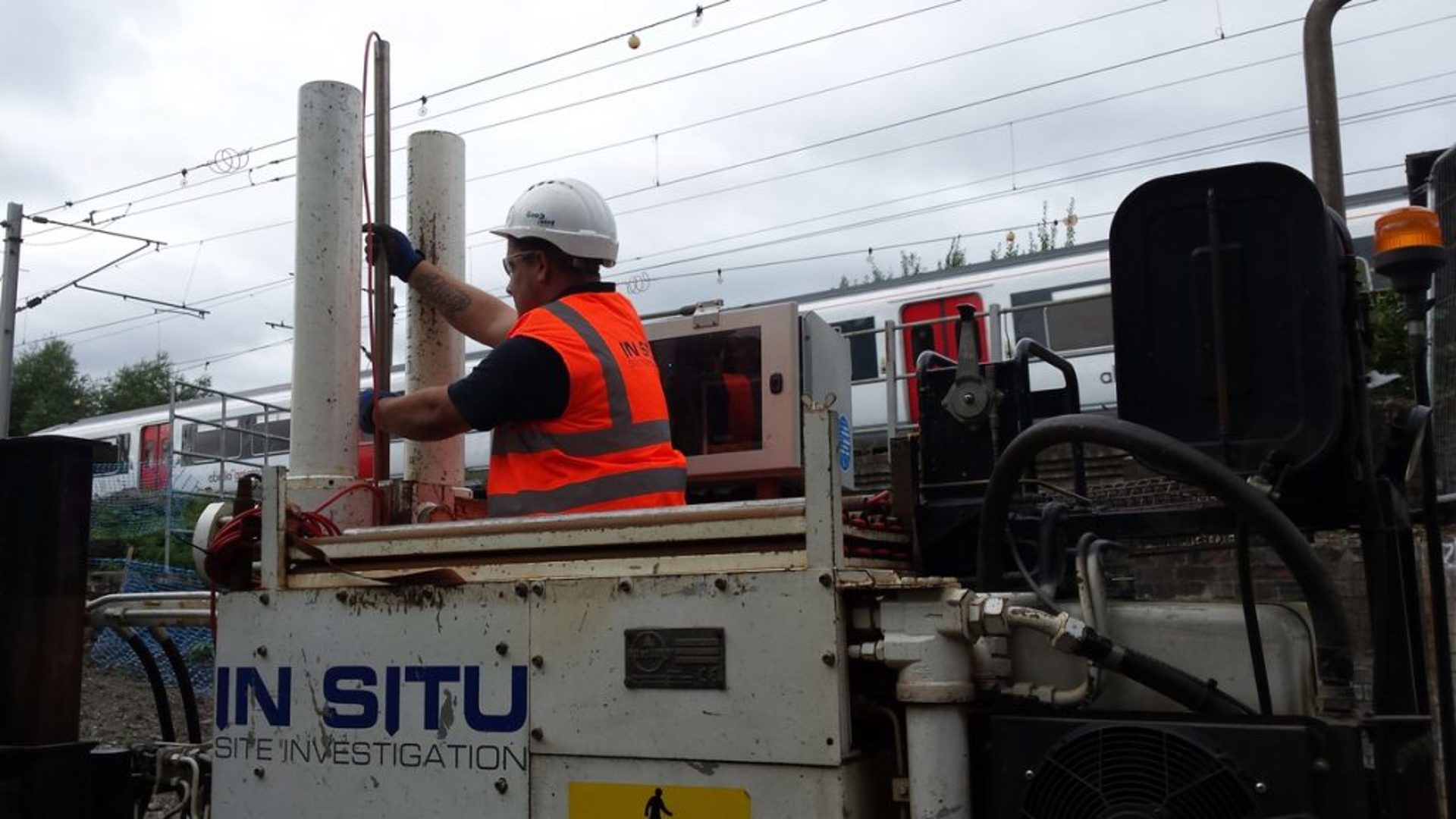 CPT Tests On Tottenham Embankment | In Situ Site Investigation